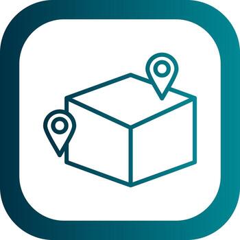 espacial cartografía vector icono diseño