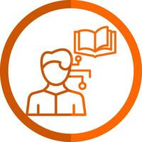 Immersive Education Vector Icon Design