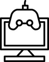 Monitor Vector Icon Design