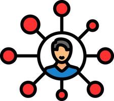 Networking Vector Icon Design