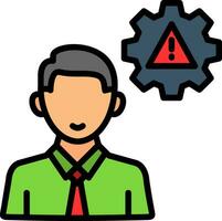 Risk Management Vector Icon Design