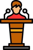 Podium Vector Icon Design