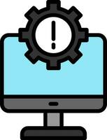 IT System Failures Vector Icon Design