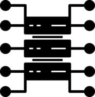 Organizational Structure Vector Icon Design