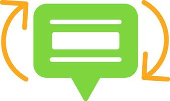 Feedback Loops Vector Icon Design
