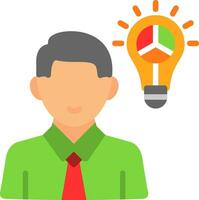 Strategic Thinking Vector Icon Design
