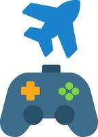 Game plane Vector Icon Design