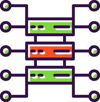 Organizational Structure Vector Icon Design