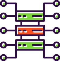 Organizational Structure Vector Icon Design