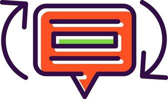 Feedback Loops Vector Icon Design