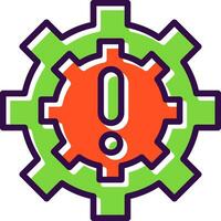 Operational Disruption Vector Icon Design