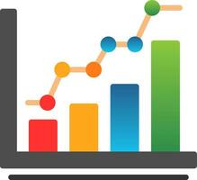 evaluación comparativa vector icono diseño