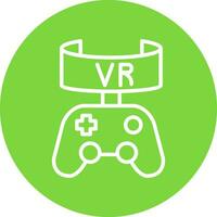 Vr Game Vector Icon Design