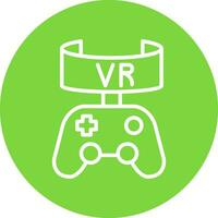 vr juego vector icono diseño