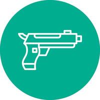 diseño de icono de vector de pistola