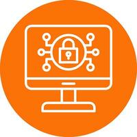 Online Security Risks Vector Icon Design