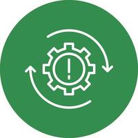 Process Inefficiencies Vector Icon Design