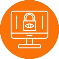 Internet Privacy Concerns Vector Icon Design