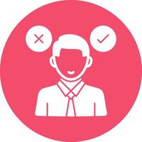 Decision Making Vector Icon Design