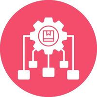 Supply Chain Management Vector Icon Design