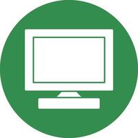 Monitor Screen Vector Icon Design