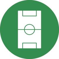 Football Pitch Vector Icon Design