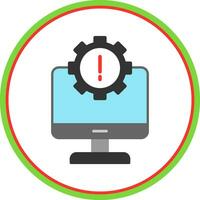 IT System Failures Vector Icon Design