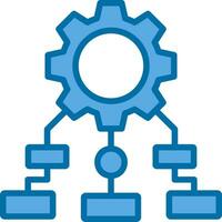 Process Mapping Vector Icon Design