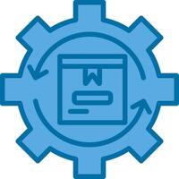 Supply Chain Complexity Vector Icon Design