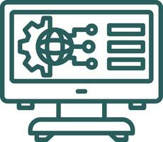 Digital Transformation Vector Icon Design