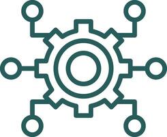 Digital Transformation Vector Icon Design
