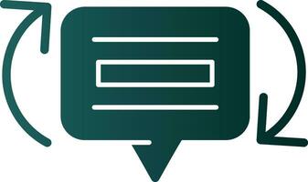 Feedback Loops Vector Icon Design