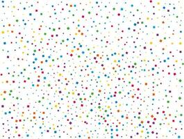 Rainbow Squares Confetti. Rainbow glitter confetti background. Bright festive texture. Vector illustration.