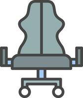 Gaming Chair Vector Icon Design