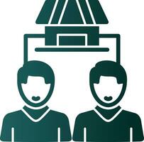 Market Segmentation Vector Icon Design