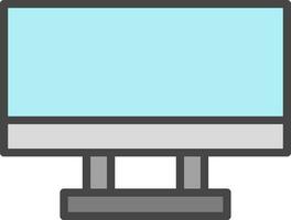 Monitor Screen Vector Icon Design