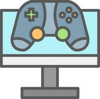 Monitor Screen Vector Icon Design