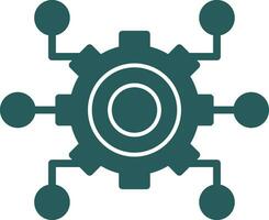 Digital Transformation Vector Icon Design