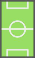 Football Pitch Vector Icon Design