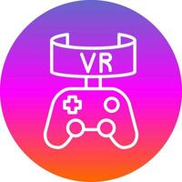 vr juego vector icono diseño