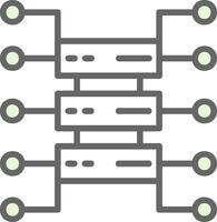 Organizational Structure Vector Icon Design