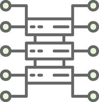 Organizational Structure Vector Icon Design