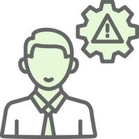 Risk Management Vector Icon Design