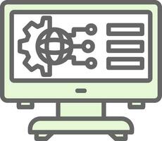 Digital Transformation Vector Icon Design