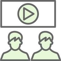 Viewership Vector Icon Design