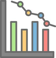 Economic Downturn Vector Icon Design