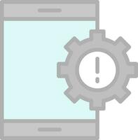 Mobile App Vulnerabilities Vector Icon Design