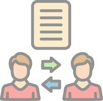 Contract Disputes Vector Icon Design