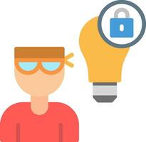 Intellectual Property Theft Vector Icon Design