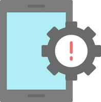 Mobile App Vulnerabilities Vector Icon Design
